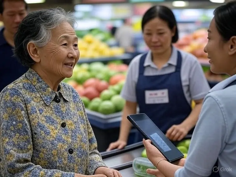 elderly customers retail